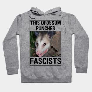 This opossum punches fascists Hoodie